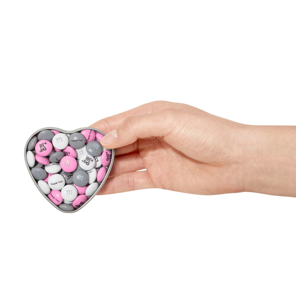 DIY silver heart party favor kit 3