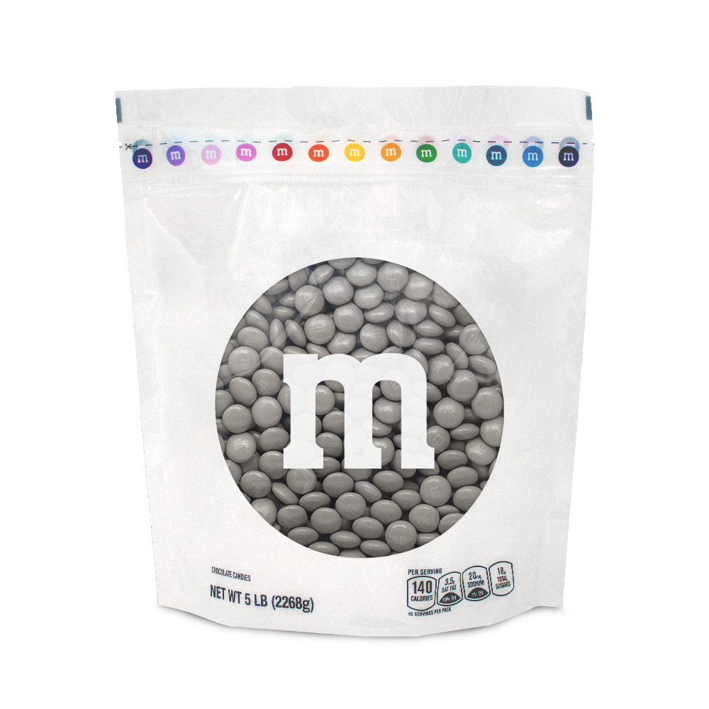 grey M&M'S bulk candy 0