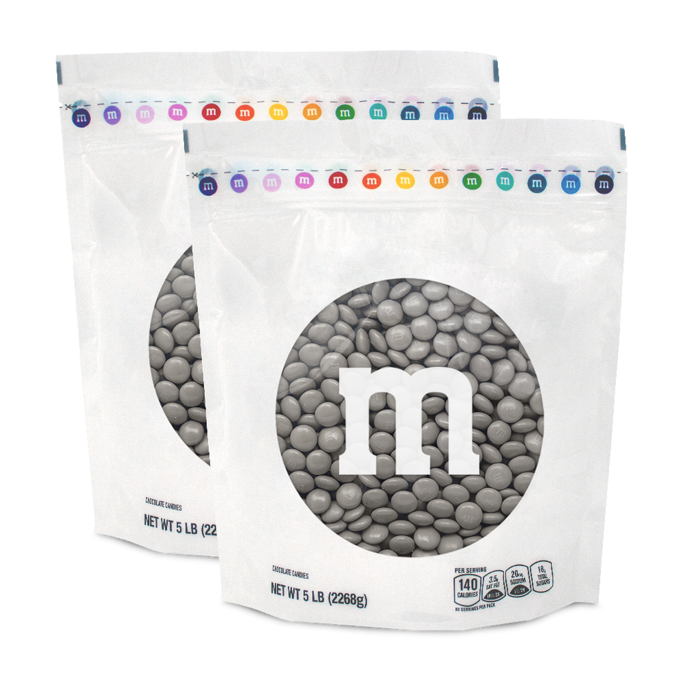 grey M&M'S bulk candy 0