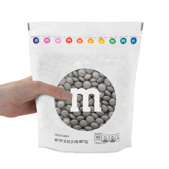 grey M&M'S bulk candy 1