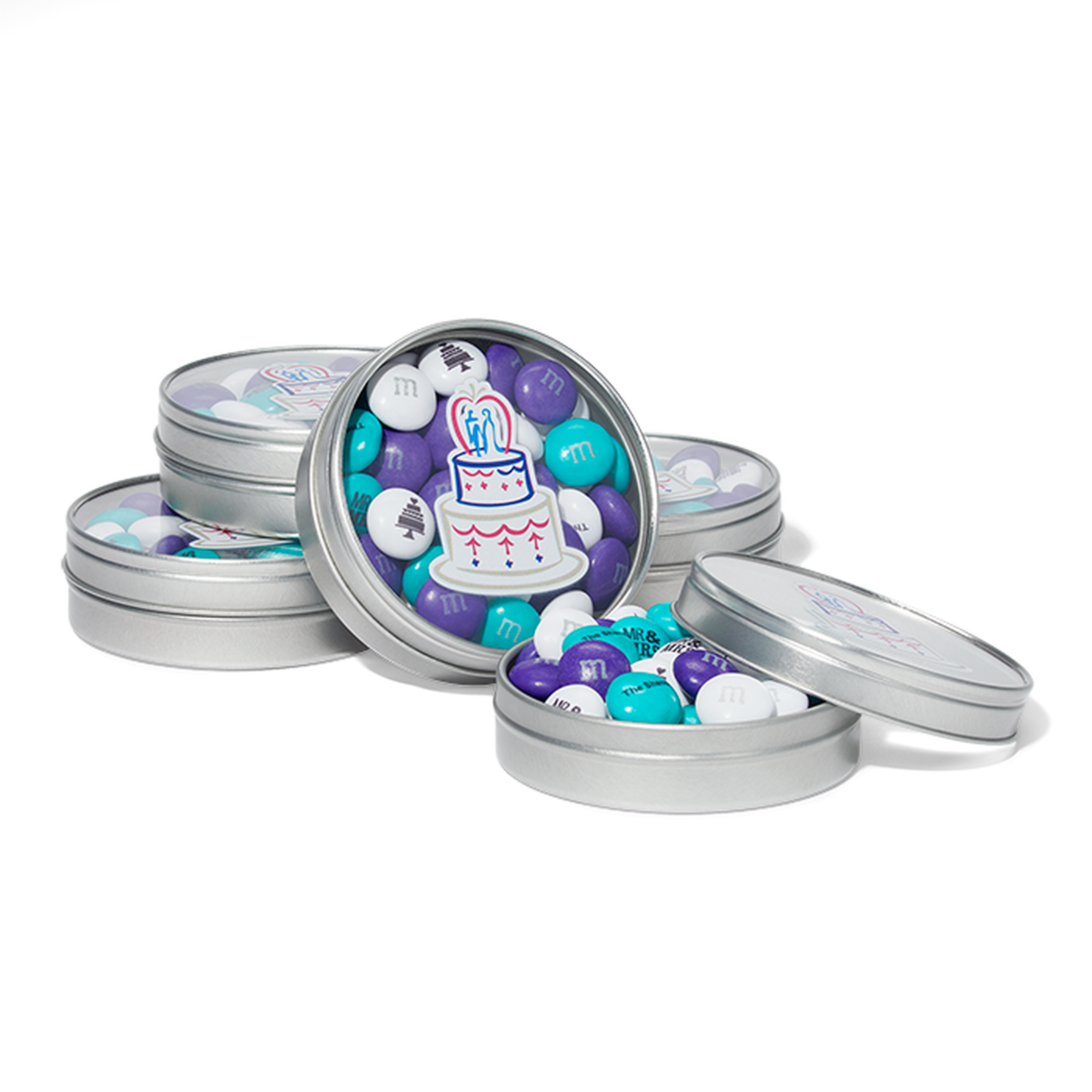 wedding cake favor tins 0