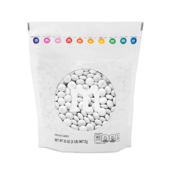 white M&M'S bulk candy 0