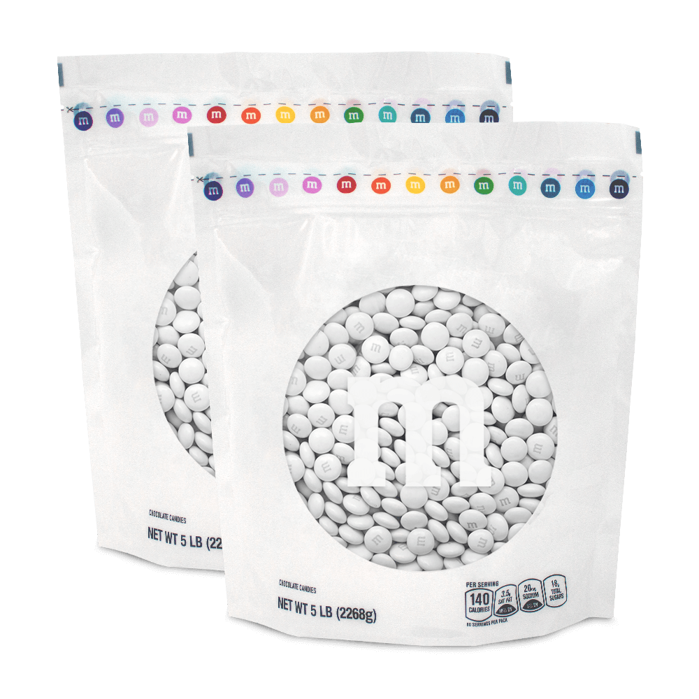 White M&M’S Bulk Candy