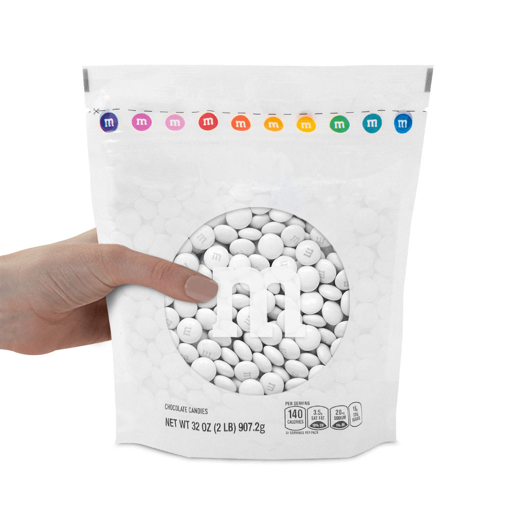 white M&M'S bulk candy 1