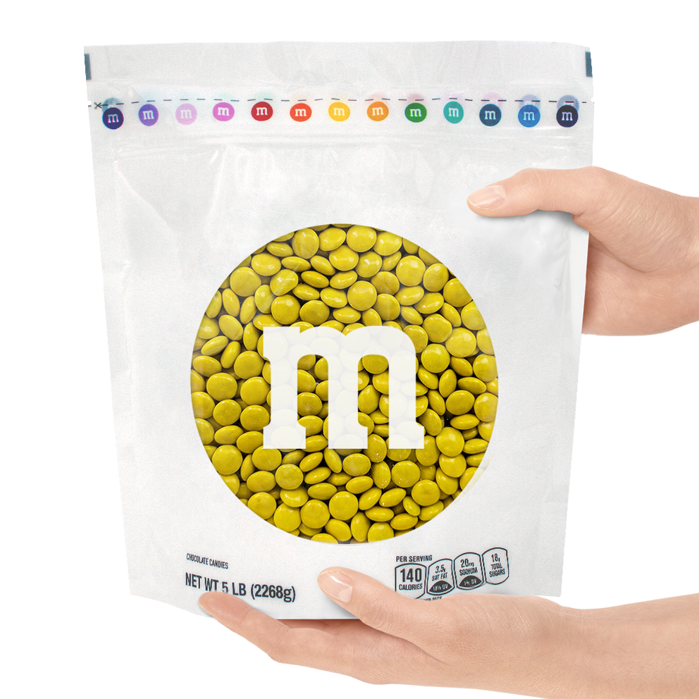 yellow M&M'S bulk candy 1