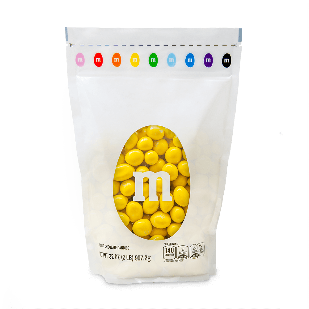 m&m yellow bag