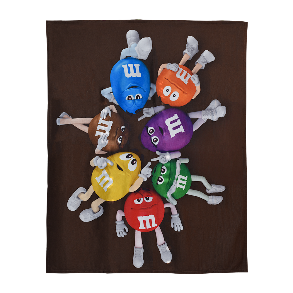 Personalized outlet M and M , M&M's World Fleece Blanket