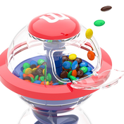 M&Ms (MandM M&M's MMs) 4 Tube Colorworks Candy Dispenser NEW no box