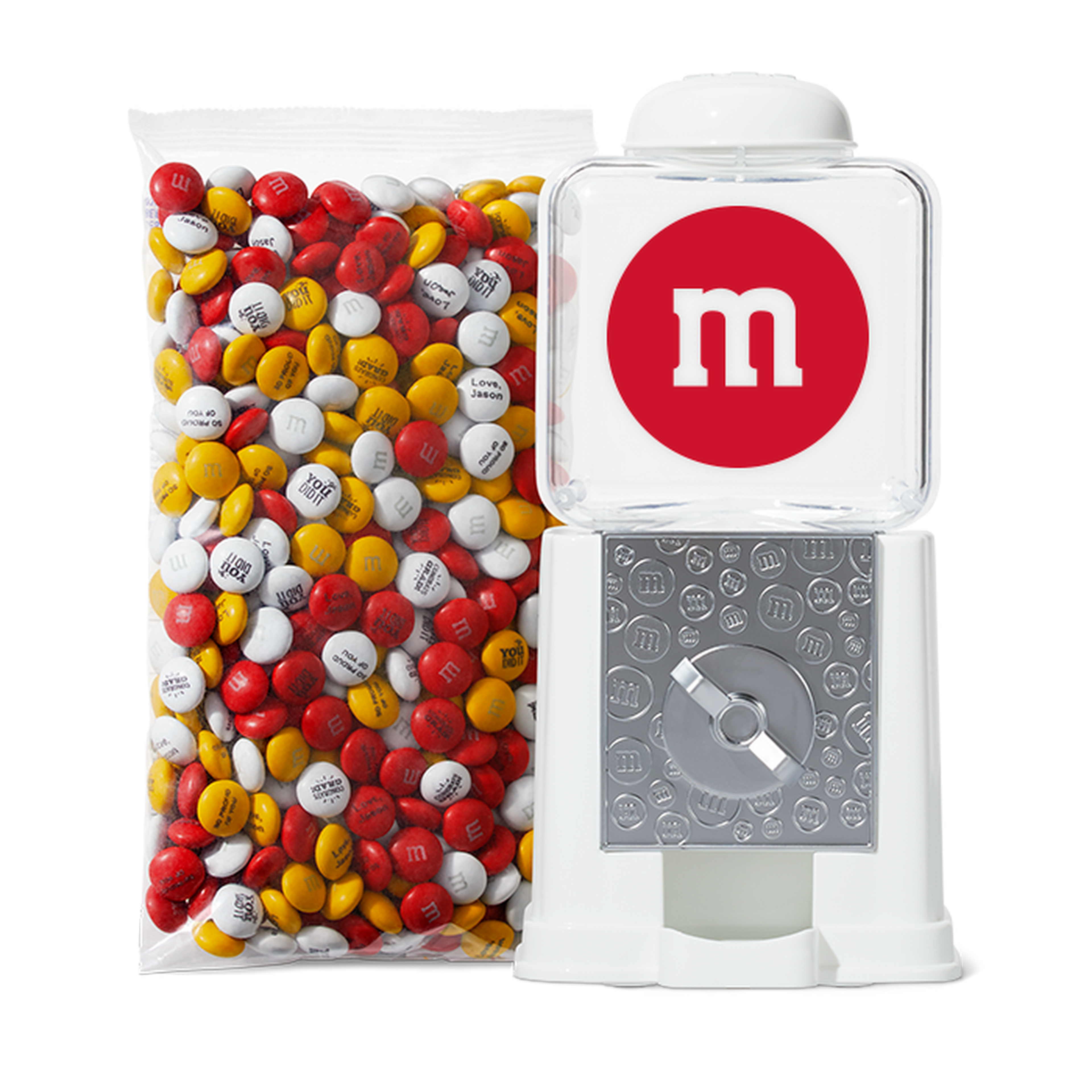 M Logo Candy Dispenser In White Gift Box 0