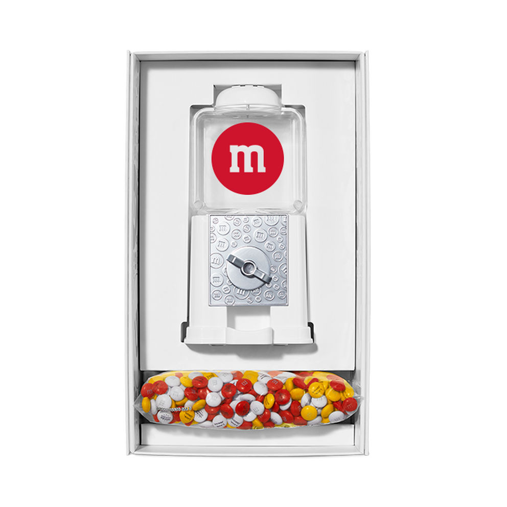 M Logo Candy Dispenser In White Gift Box 1