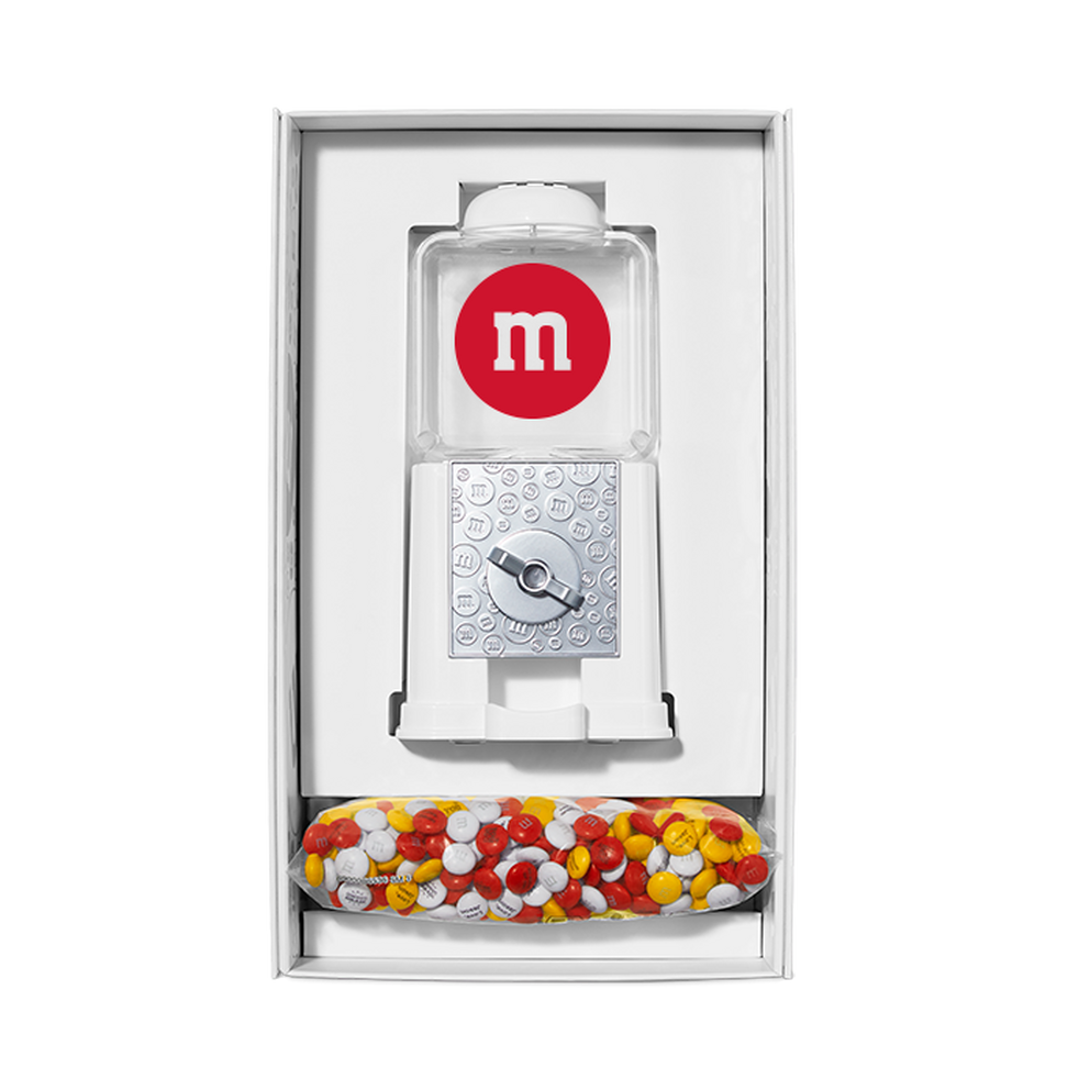 M&M Peanut Vending Machine Candy Label Sticker With NUTRITION size