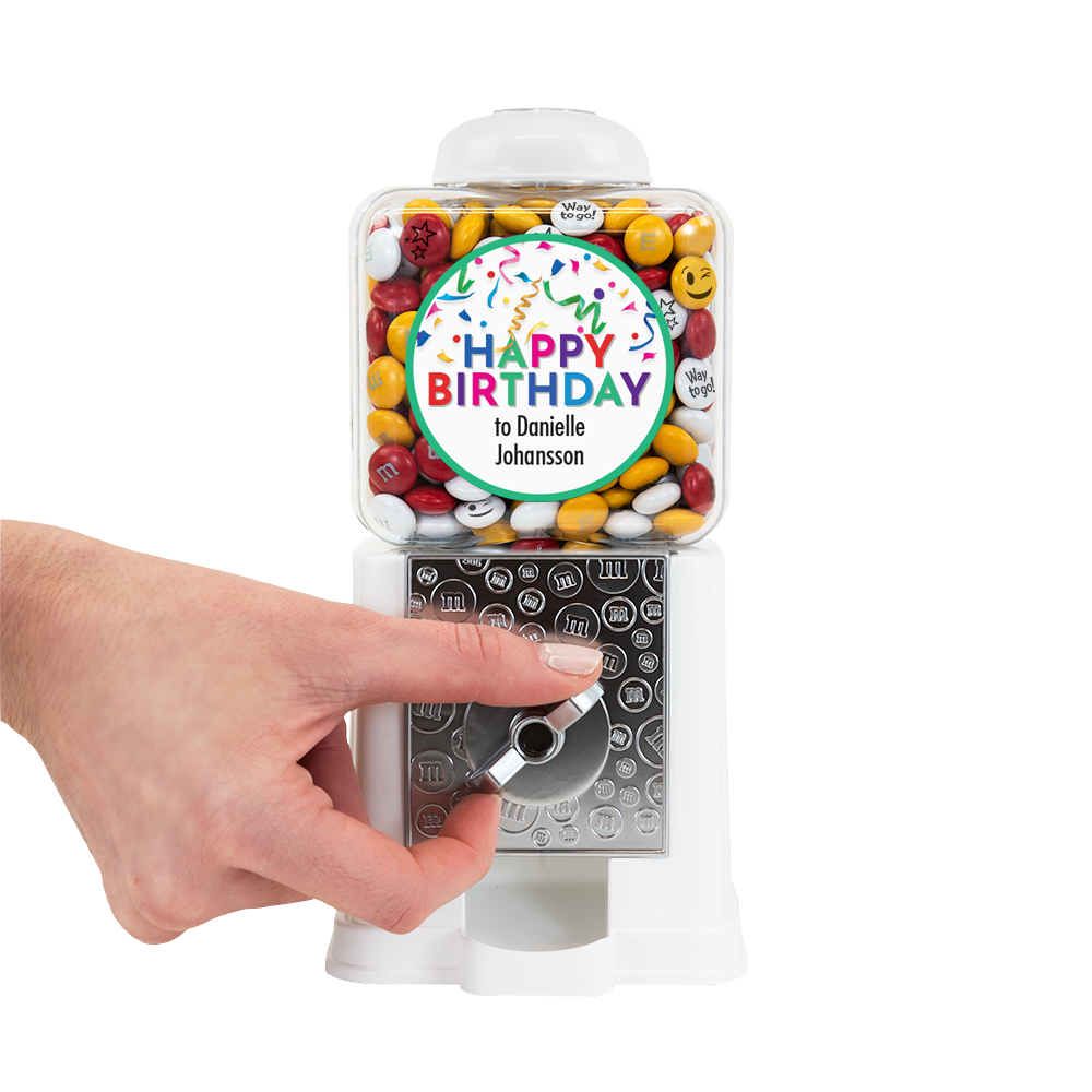 Candy Dispenser with Custom Packaging