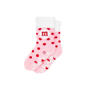 Youth M&M’S Cozy Heart Sherpa Socks 0