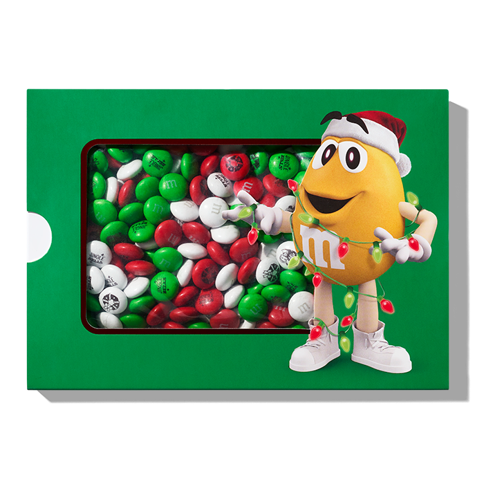 m&m christmas candy