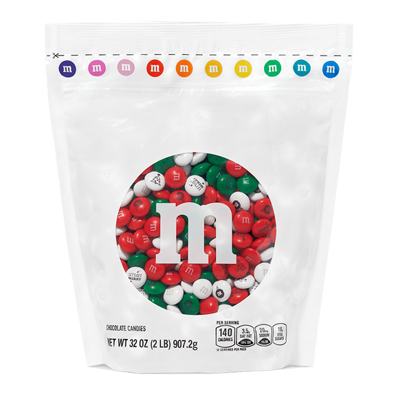 M&M'S Pre-Designed Smooches Milk Chocolate Candy - 2lbs of Bulk Candy in  Resealable Pack for the perfect Valentines Candy, Chocolate Gift Basket