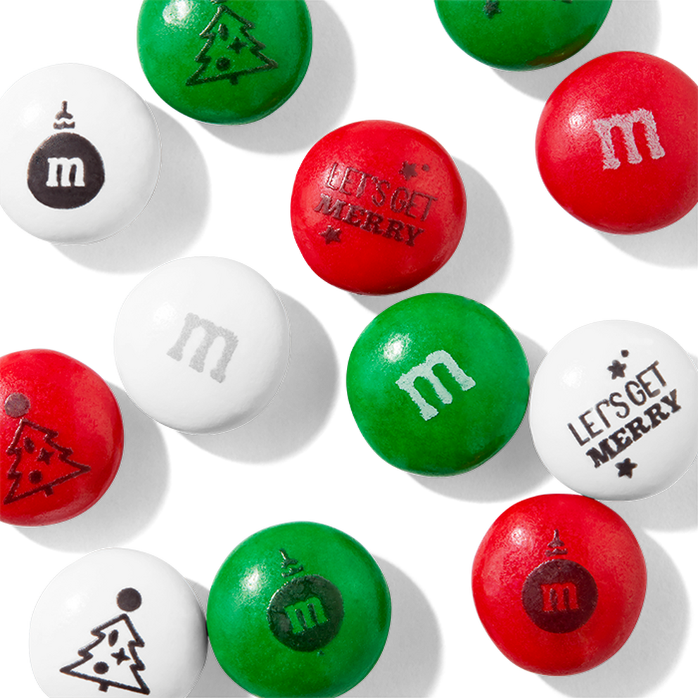  M&M'S Christmas Bulk Candy, 2 Pounds, Holiday Color