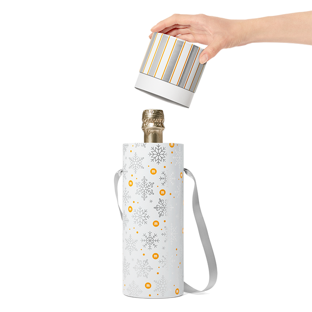 snowflake gift bottle 4