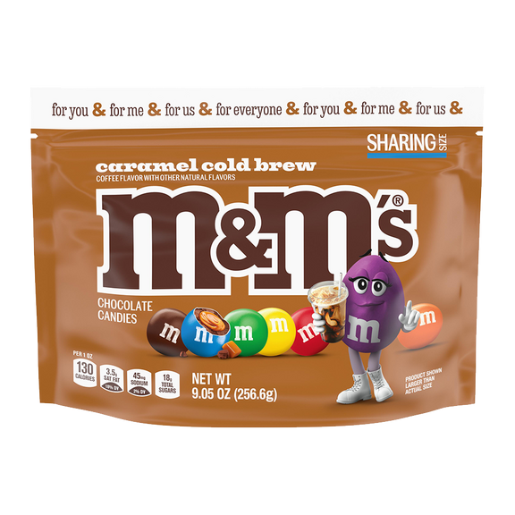 caramel cold brew M&M'S, 9.05oz 0