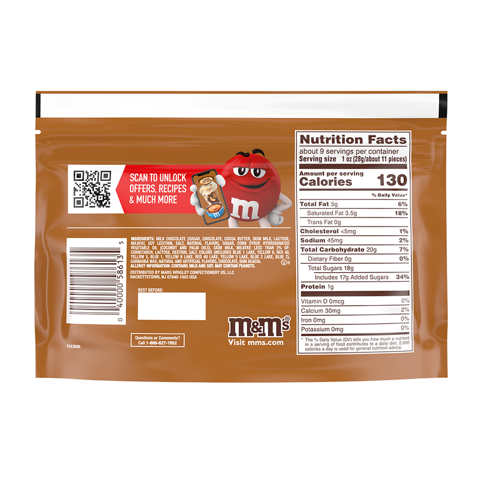 Caramel Cold Brew M&M'S, 9.05oz 1