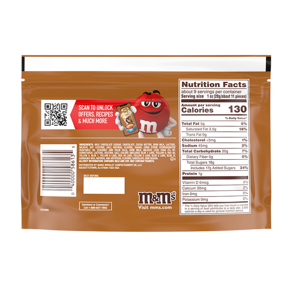  M&M'S CARAMEL COLD BREW STAND UP POUCH 9.05 : Grocery & Gourmet  Food