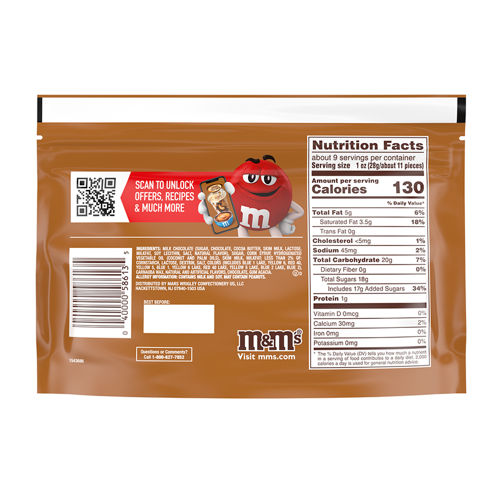 Find M&M's New Character, Purple, on New Caramel Cold Brew Packs