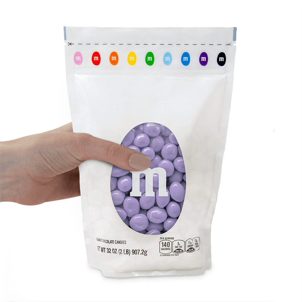 peanut M&M'S light purple candy 1