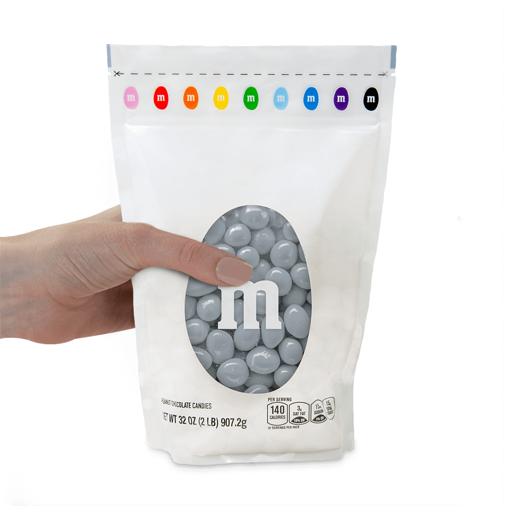 peanut M&M'S silver candy 1