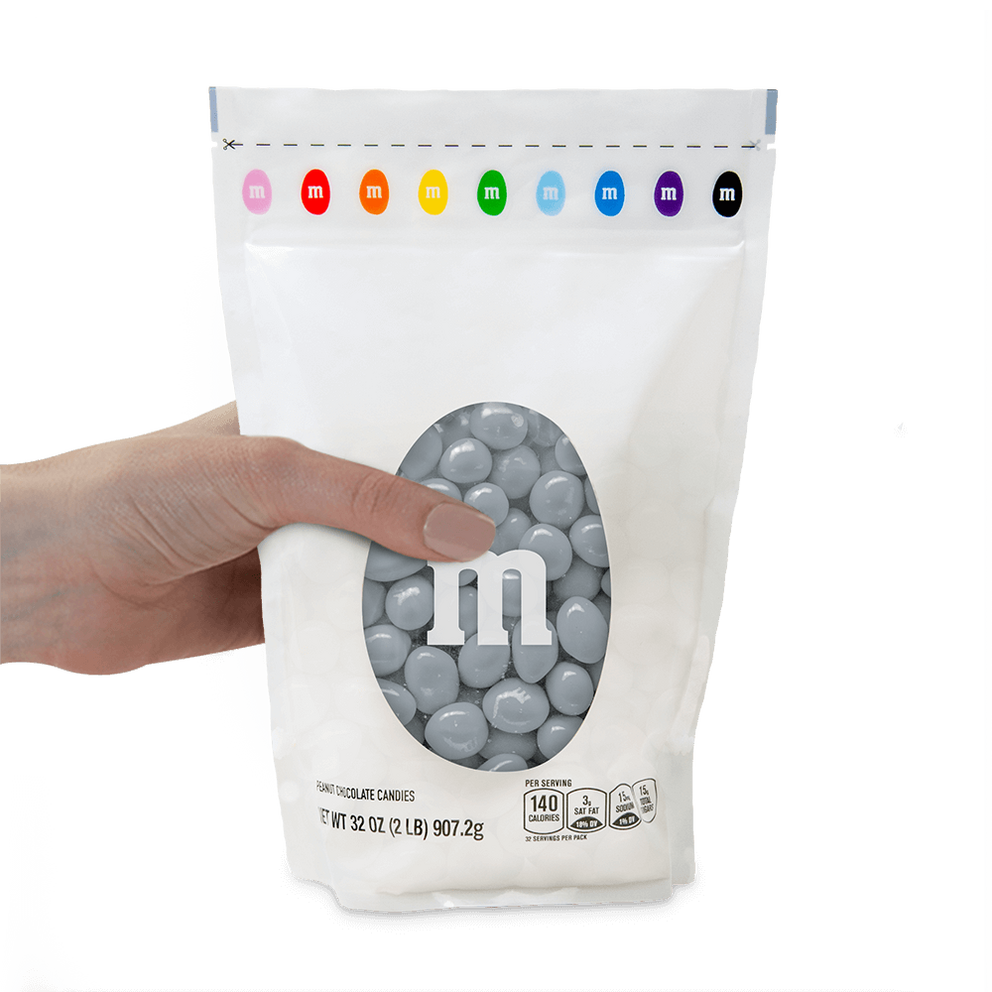 peanut M&M'S silver candy 1