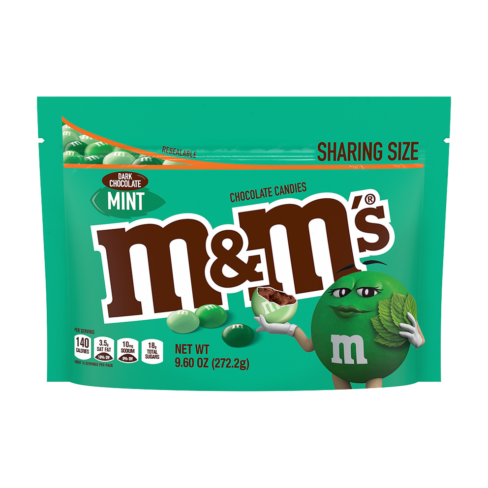 Dark Chocolate Mint M&M'S, 9.6oz 0