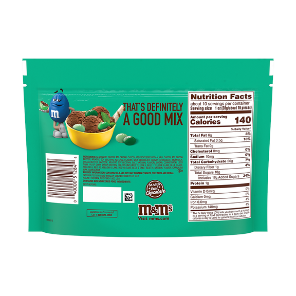 Dark Chocolate Mint M&M'S, 9.6oz 1