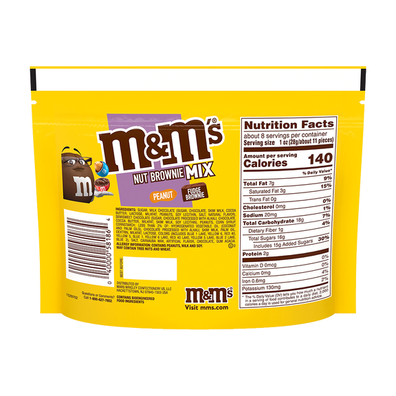 Nut Brownie Mix M&M'S, 7.5oz 1