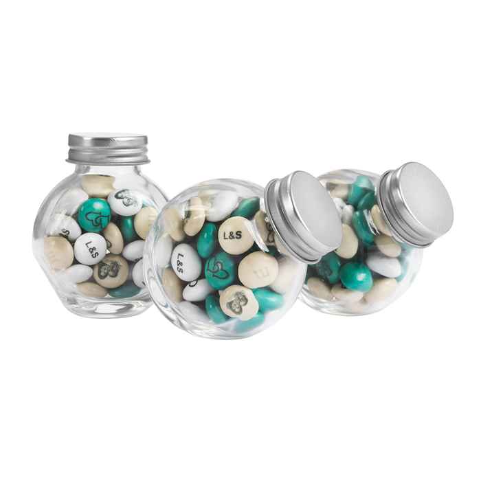 torba cukierków luzem 1,5 kg + 30 szklanych minisłoiczków do napełnienia 1