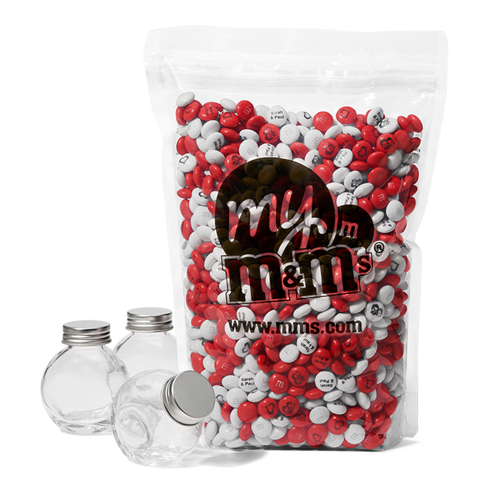 torba cukierków luzem 1,5 kg + 30 szklanych minisłoiczków do napełnienia 3