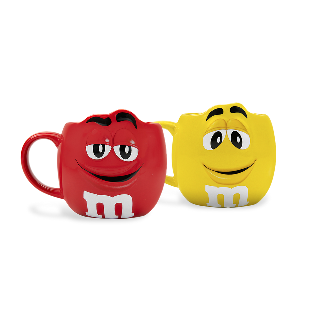 Red And Yellow XL M&M’S Mugs 2-Pack 0