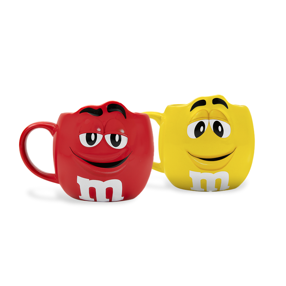 2 Tazas M&M’S XL Roja Y Amarilla 0