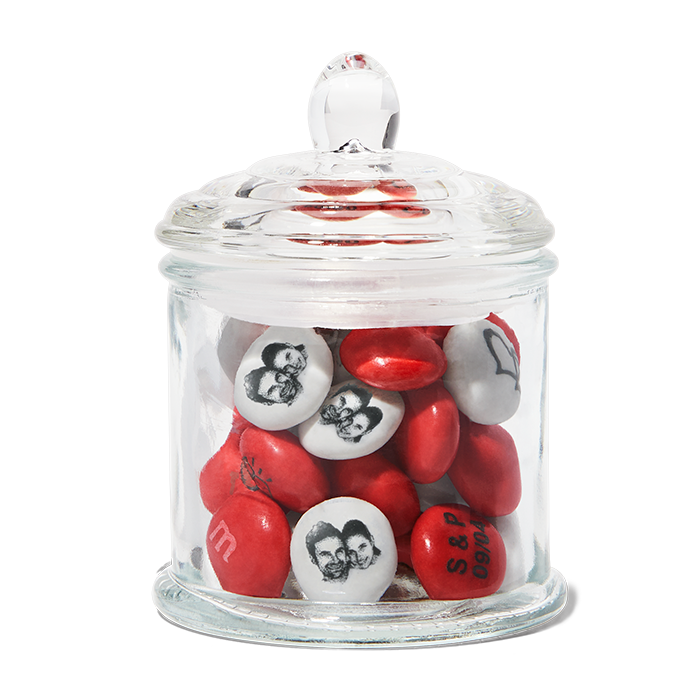 confezione di confetti sfusi 1,5 kg + 30 mini vasetti in vetro da riempire 0