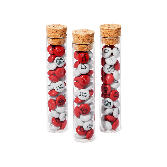 grote zak 1,5 kg + 40 glazen buisjes met kurk om zelf te vullen 1