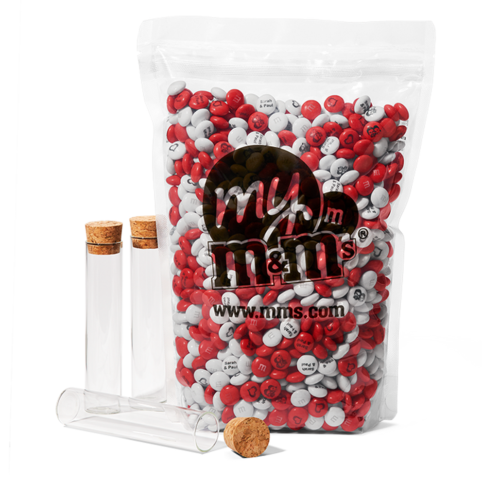 grote zak 1,5 kg + 40 glazen buisjes met kurk om zelf te vullen 3