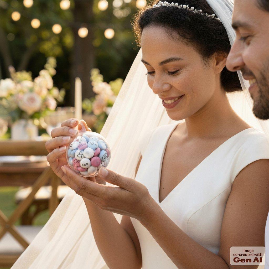 confezione di confetti sfusi 1,5 kg + 30 palline da riempire 5