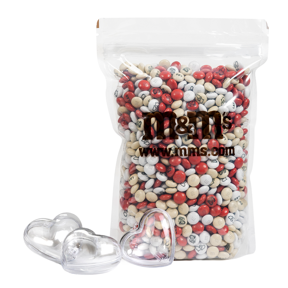 confezione di confetti sfusi 1,5 kg + 40 cuori da riempire 2