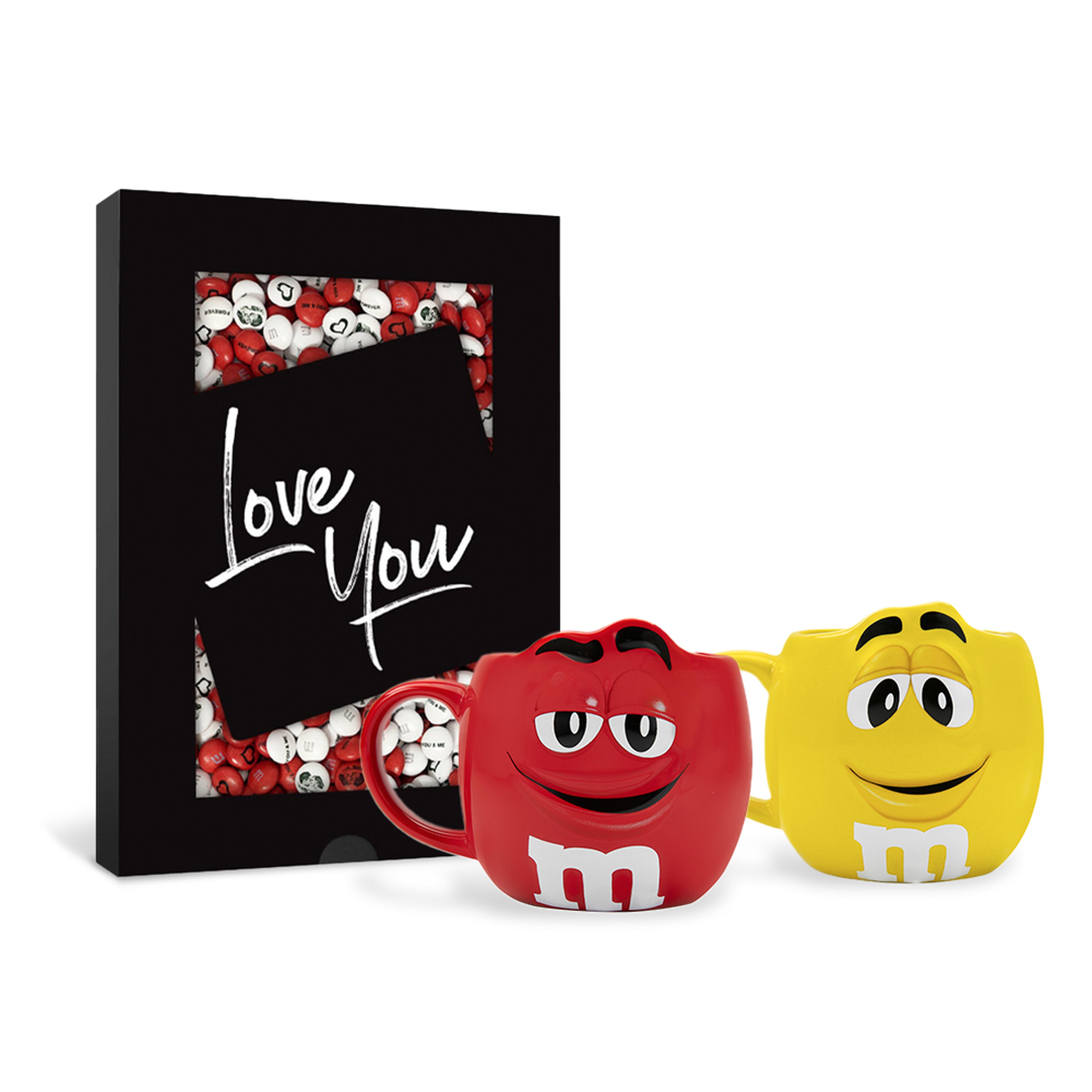 Coffret Love You 400 g + 2 Mugs M&M'S XL 0