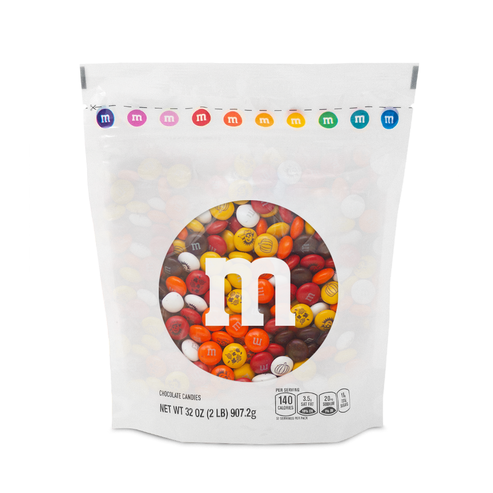 M&M'S Black Milk Chocolate Candy, 2lbs of M&M'S in Resealable Pack for  Candy Bars, Birthday Celebrations, Halloween Trick or Treat Favors