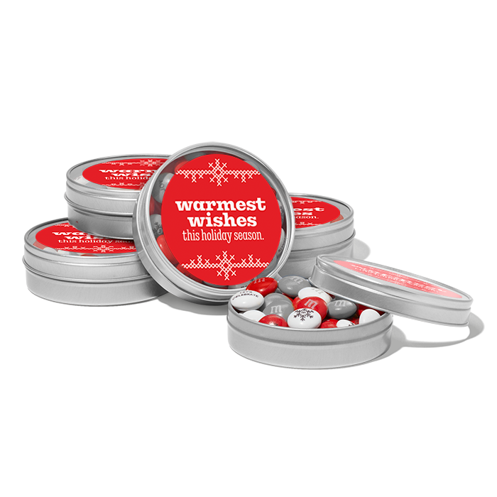 Silver Corporate Appreciation Favor Tins