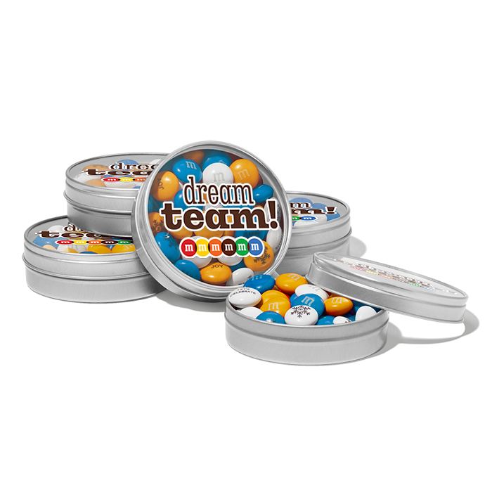 Silver Corporate Appreciation Favor Tins