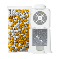 silver snowflake dispenser