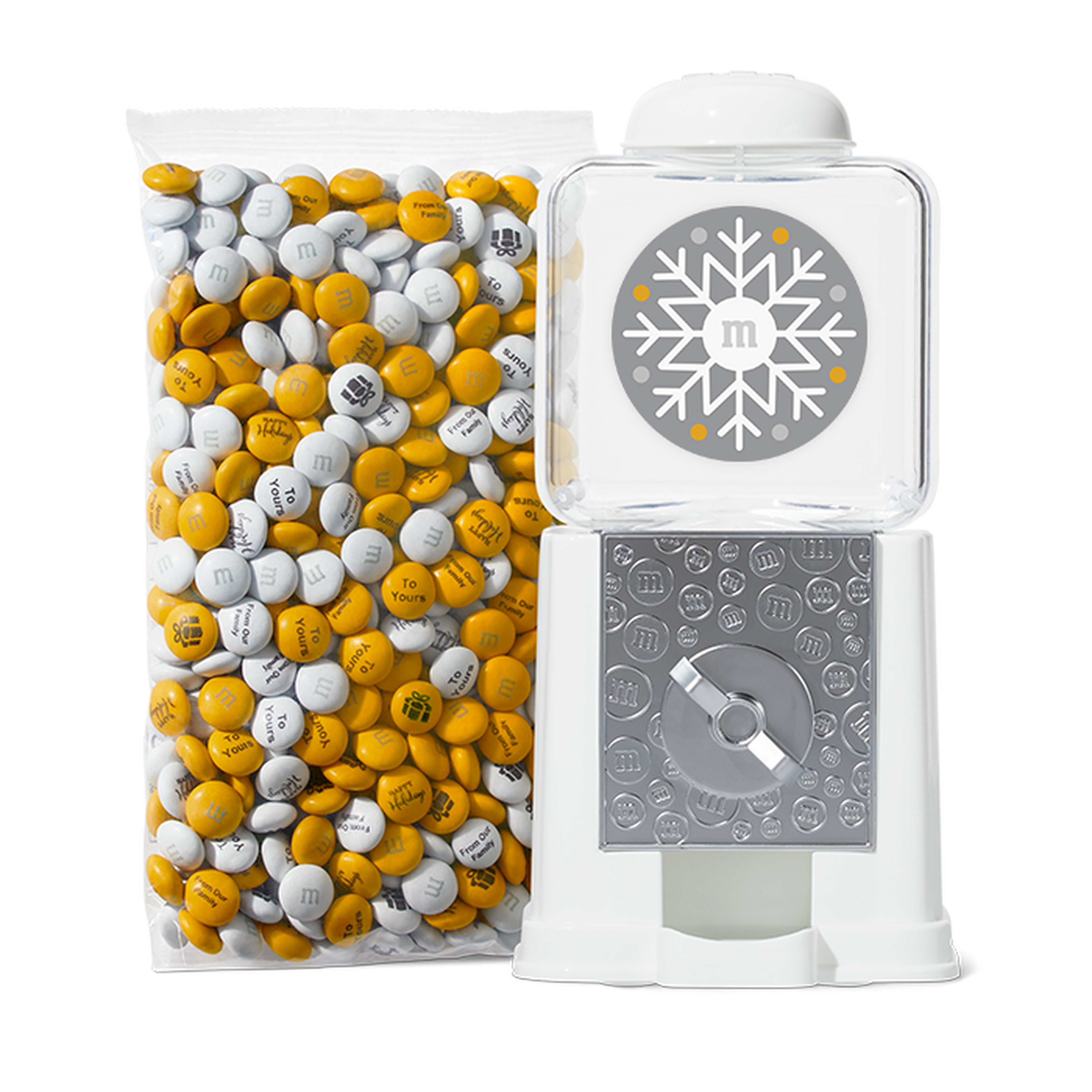 silver snowflake dispenser 0