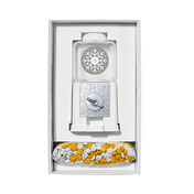 Silver Snowflake Dispenser 2