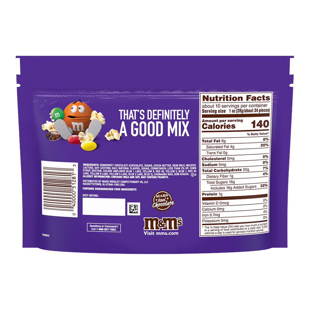 Dark Chocolate M&M'S, 10.1 oz 1