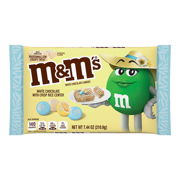 White Chocolate Marshmallow Crispy Treat Pastel Easter Candy, 7.44 oz 0
