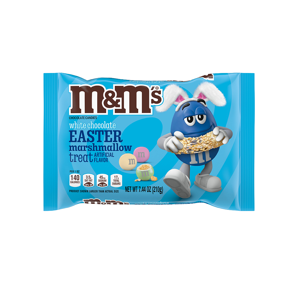 white chocolate marshmallow crispy treat easter candy, 7.44oz 0